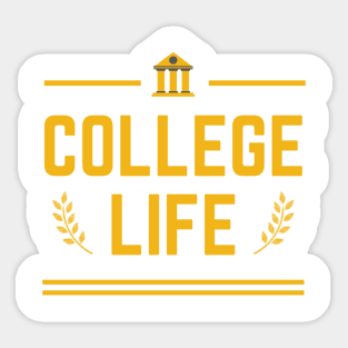 College life Sticker